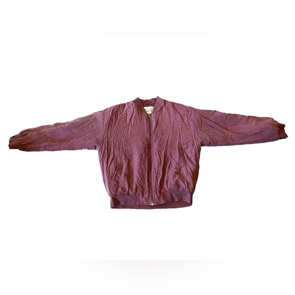 City Street bomber jacket maroon.
